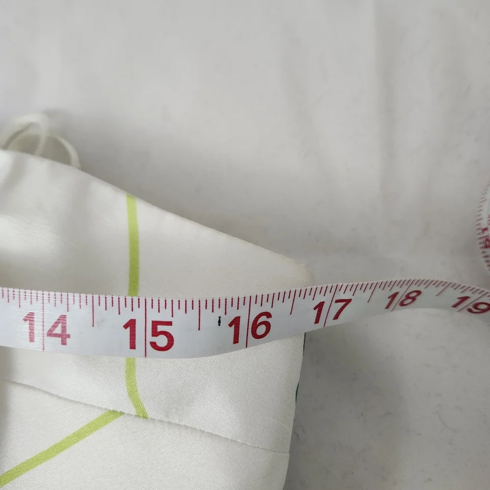 Kay Unger Green and White Strapless Dress - Picture 11 of 15